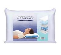 Mediflow Oreiller À Eau Collection Elite, Mousse À Mémoire De Forme avec Gel Rafraîchissant, Orthopédique pour Soulager Les Douleurs Cervicales, Oreiller À Eau Réglable pour Dormir (50 X 70 Cm)