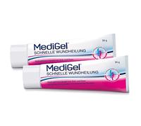 MEDIGEL Lipogel hydroactif pour cicatrisation rapide des plaies, 2 x 50 g