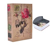 Medigy Livres sûrs de Diversion de Coffre-Fort Livre protégé caché avec la Serrure de Combinaison pour l'argent sûr Taille de Stockage M: 24.1 * 15.7 * 5.5cm - 9.5 * 6.2 * 2.2in