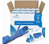 MediHands Lot de 100 gants en vinyle sans poudre et sans latex Taille S