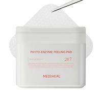 MEDIHEAL Phyto Enzyme Peeling Pad - Tampons de gaze végétaliens resurfaçage du visage avec enzyme LHA et papaye - Coussinets de raffermissement des pores pour contrôler le sébum - Coussinets