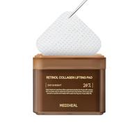 MEDIHEAL Retinol Collagène Lifting Pad - Lot de 100 tampons de lifting pour le visage végétalien avec rétinol, collagène - Pour améliorer la texture de la peau et la fermeté
