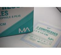 MEDIKA69- lot 600 Compresses Stériles Tissées ou gaze 5X5 7.5 X 7.5 10 x 10 cm - Les compresses stériles tissées Medika69 sont conçues pour le nettoyage lot 600 (10 X 10 NON TISSE, 600, unité)