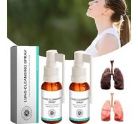Medilisk Lot de 2 sprays nettoyants pulmonaires à base de plantes, soutien pulmonaire puissant et nettoyant pour le nettoyage des poumons