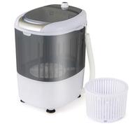 MEDIMALL GX24977-PE Mini Machine à Laver et Pivotant 1,8 kg Semi-Automatique Compact pour Buanderie, Appartement, Chambre, Camping-Car, Machine à Laver Portable Capacité 2,7 kg