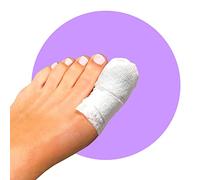 MediMitt ToeMitt Lot de 10 bandages d'orteils larges (couverture complète des grands orteils), taille S