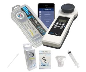MediMuc Special Edition: 13-in-1-Photometer - elektronischer Wassertester von PoolLab mit 70 Testtabletten und zusätzlicher Nachfüllung