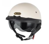 Medio Cascos De Moto Rétro Casque De Moto Élégant Et Tendance Casque De Moto À Face Ouverte Plusieurs Couleurs Disponibles Hombres Y Mujeres H,XXL=(65-66CM)