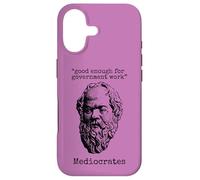Médiocrate : Assez Bon pour Le Travail du Gouvernement - Wisdom Logic Coque pour iPhone 17