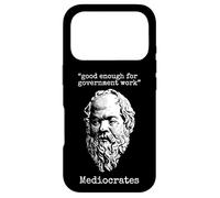 Médiocrate : Assez Bon pour Le Travail du Gouvernement - Wisdom Logic Coque pour iPhone 17 Pro