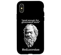 Médiocrate : Assez Bon pour Le Travail du Gouvernement - Wisdom Logic Coque pour iPhone X/XS