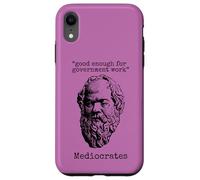 Médiocrate : Assez Bon pour Le Travail du Gouvernement - Wisdom Logic Coque pour iPhone XR