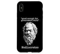Médiocrate : Assez Bon pour Le Travail du Gouvernement - Wisdom Logic Coque pour iPhone XS Max