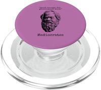 Médiocrate : Assez Bon pour Le Travail du Gouvernement - Wisdom Logic PopSockets PopGrip pour MagSafe