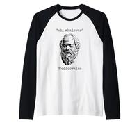Médiocrate : Eh, Whatever - Lazy Logic Sloth Mediocre Wisdom Manche Raglan