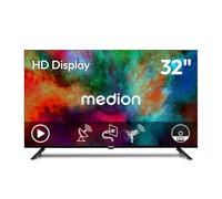 MEDION 80 cm (32") HD LED TV - MD832003 | Lecteur DVD intégré, Lecture multimédia, HDMI, USB, CI+, DVB-T2/C/S2, HEVC Main 10