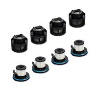 MEDION Accessoires de Remplacement pour aspirateurs sans Fil P350 W & P400 W (4X filtres extérieurs, 4X filtres intérieurs)