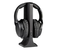 MEDION Casque sans Fil HS-1 (pour TV, portée Jusqu’à 15 m, avec Station de Charge, Over Ear, Grand Confort, USB-C, MD40006)