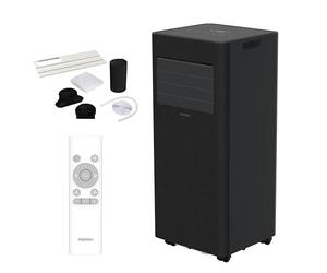 MEDION Climatiseur Mobile avec tuyau d’évacuation E902-9.000 BTU, mobile, incl. kit fenêtre, jusqu’à 32m², 3en1 refroidir déshumidifier ventiler, oscillation auto, mode nuit, MD100137)