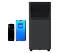MEDION Climatiseur Mobile Intelligent avec tuyau d’évacuation P901 (9000 BTU, mobile, incl. kit fenêtre, jusqu’à 32m², 3en1 refroidir déshumidifier ventiler, contrôle via application et commande vocal