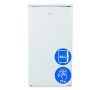 MEDION Congélateur avec compresseur inverseur (64 l, congélateur 4 étoiles, jusqu'à -25 °C, silencieux 37 dB limatique SN/N/ST, hauteur 85 cm, MD 370031) blanc