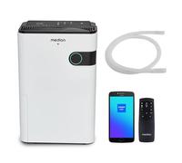MEDION Déshumidificateur d'air avec App et commande vocale (réservoir d'eau de 5L, jusqu'à 40m², capacité de déshumidification 24L/jour, puissance max. 280W, 2 niveaux de vitesse, commande tactile, MD