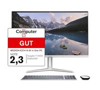 MEDION E27419 Ordinateur de bureau tout-en-un Full HD 68,6 cm (27") (Intel Core i5-13420H, RAM DDR4 16 Go, SSD PCIe 512, Wi-Fi, HDMI in, Win 11 Home)