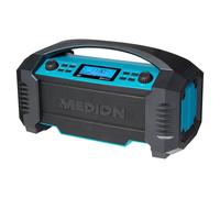MEDION E66050 - Radio de chantier - DAB+ - FM -Bluetooth - IP54 - Boîtier robuste - 15 W RMS