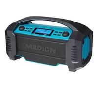 MEDION E66050 - Radio de chantier - DAB+ - FM -Bluetooth - IP54 - Boîtier robuste - 15 W RMS