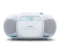 MEDION E66476 Stereo Sound System (Boombox, lecteur CD, MP3, cassette, lecteur de cassette port… G