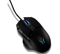 MEDION ERAZER Gaming Mouse Wizard P20 (DPI Switch, 9 Boutons programmables, éclairage RGB, 16.000 DPI, switches OMRON, capteur Pixart, câble 180cm)