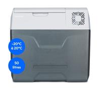 MEDION Glacière mobile avec compresseur (électrique, 47 litres de capacité, 60 watts, -20°C à 20°C, affichage LED, USB, adaptateur …