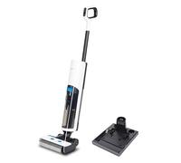 MEDION H30 Nettoyeur de sols durs avec fonction d'aspiration (2en1, sans fil, batterie, nettoyeur de sols, rouleau à brosse, réservoirs d'eau fraîche et d'eau sale séparés, fonction autonettoyante, éc