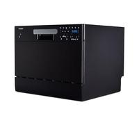 MEDION Lave-vaisselle de table DWT 60 (capacité 6 couverts, 7 programmes, affichage LED, 47 dB, MD37496), noir