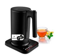 MEDION LIFE Bouilloire numérique MD12106 (2.200 W, 1,5 L, affichage LED, bande lumineuse LED, programmes automatiques, sécurité enfants, noir)