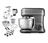 MEDION LIFE Robot de cuisine numérique 4-en-1 MD18440,1.200 W,8 vitesses,écran tactile numérique