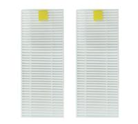 Medion Lot de 2 filtres de rechange pour aspirateur robot MD20041 S12 SW MD19601, système de filtration de la poussière haute performance, blanc