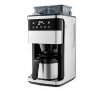 Cafetière Filtre Digitale Isotherme avec Broyeur - MEDION - 1000W - 1,0L - Silver