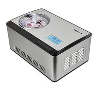 MEDION Machine à glace auto-réfrigérante avec compresseur (2 litres de glace, convient pour les crèmes glacées, les sorbets au yaourt glacé, 180 watts, écran, Sensor Touch, MD 18883)