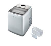 MEDION Machine à glaçons cristallins MD11950 – 15 kg/24h – Réservoir 2,6 L – 2 tailles – Inox