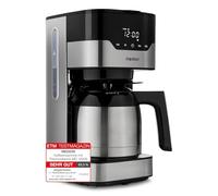 Medion Cafetière filtre programmable MD 18458 – Carafe isotherme 900 Watt 1,2 L Argent