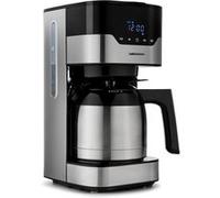 MEDION MD 18458 - Cafetière filtre programmable avec carafe isotherme - 900 Watt - 1,2 Litres - Argent
