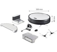 MEDION MD 20021 S30 SW 2en1 Robot aspirateur Fonction balayage App Aspirateur 140 min.