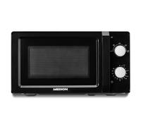 MEDION Micro-onde (20L, 700 W, 5 niveaux de puissance, mode décongeler, petit et facile à utiliser et nettoyage, MD11475) noir