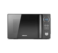 MEDION Micro-onde 3en1 avec gril et air chaud combiné (23L, 900W, 1000 W gril, 1680 W air chaud, 10 programmes automatiques, 5 niveaux de puissance, mode décongeler, design miroir, MD11493) noir