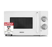 MEDION Micro-ondes, puissance env. 700 watts, capacité env. 17 litres, 6 niveaux, fonction décongélation, MD 15644, blanc