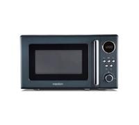 MEDION micro-ondes rétro MD15000 - 20 L, 800 W, 8 programmes, affichage numérique, gris