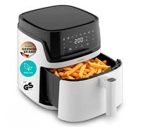MEDION P15 XL M Air Fryer XXL 7,2 L blanc | Grille avec 4 brochettes et moule à gâteau, 1650 W, élément chauffant inox, alarme de secouage, ILAG sans PFAS - MD100056