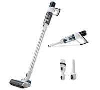 MEDION P250 Aspirateur à main (sans fil, sans sac, technologie cyclonique, 250 watts, aspirateur à manche 2en1 et aspirateur à main avec batterie, capteur de poussière, HEPA H13, écran tactile LED, ro