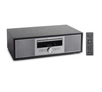 MEDION P64145 Système audio tout-en-un (DAB+, CD, MP3, radio FM PLL, USB, système compact, design élégant, fonction réveil, mise en veille automatique)